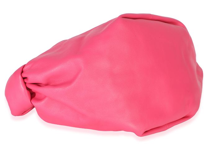 Bottega Veneta Mini Borsa Double Knot in Nappa Rosa - vista 7