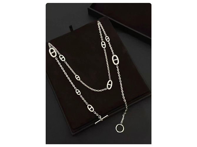 Collana lunga Hermès Farandole Multicolore - vista 4