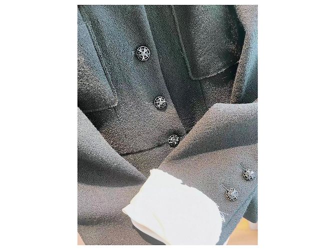 Chanel Black Wool Jacket Size 42 Multiple colors - view 4