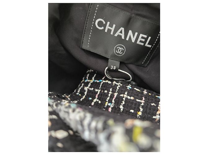 Chanel Cotton Jacket Multi Color Size 38 Multiple colors - view 3