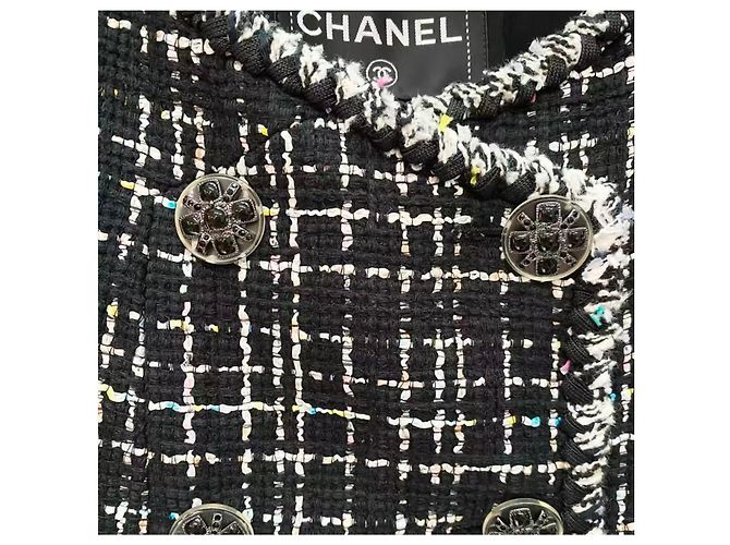 Chanel Cotton Jacket Multi Color Size 38 Multiple colors - view 5