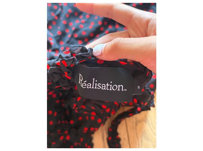 Autre Marque Realisation Kleid aus Seide mehrfarbig Mehrfarben - Ansicht 3