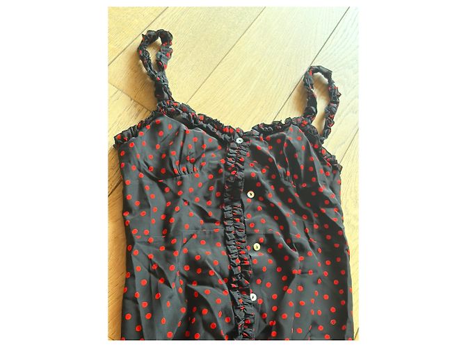 Autre Marque Realisation Kleid aus Seide mehrfarbig Mehrfarben - Ansicht 5