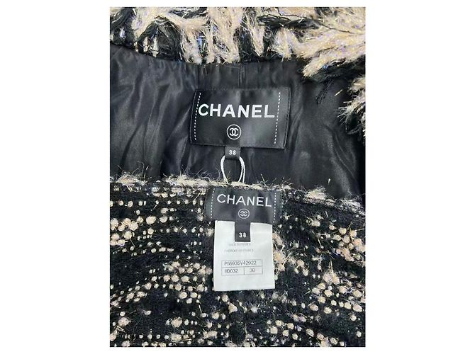 Chanel Mantel Viskose Mehrfarbig Größe 38 Mehrfarben - Ansicht 7