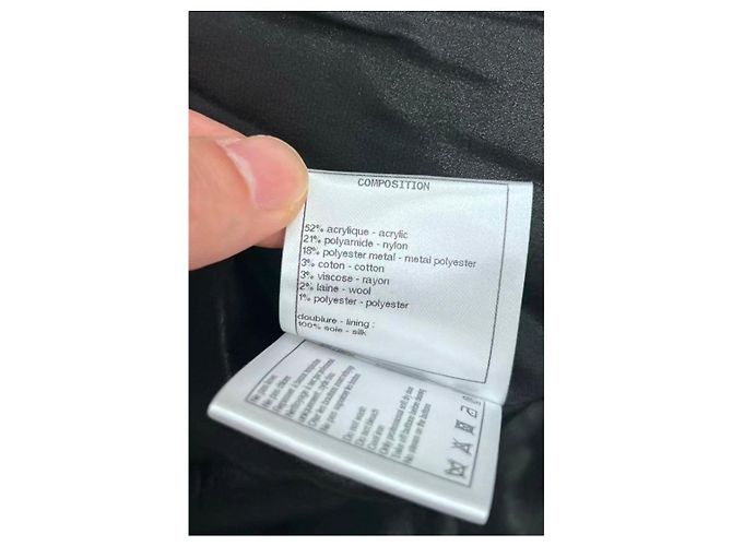 Chanel Mantel Viskose Mehrfarbig Größe 38 Mehrfarben - Ansicht 9