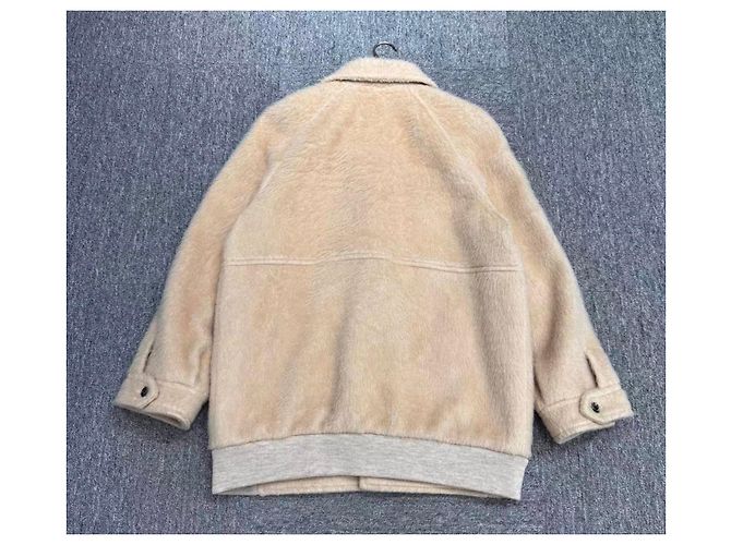 Abrigo de piel Céline Camel Multicolor - vista 3