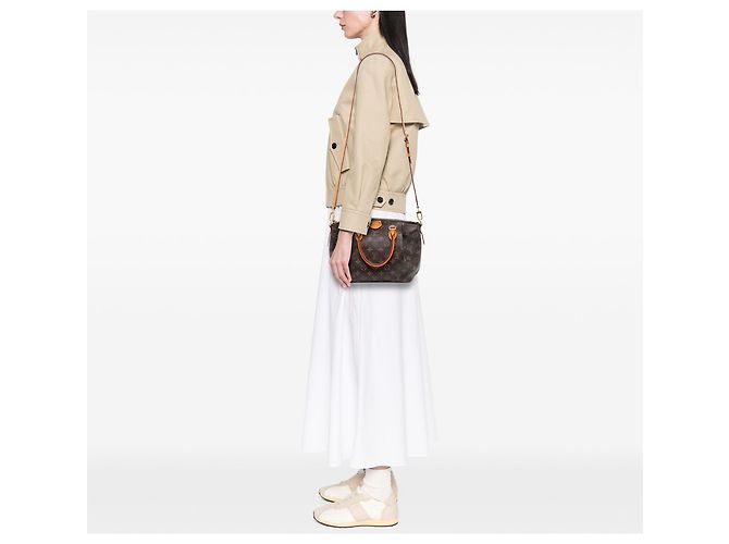 Borsa Satchel Louis Vuitton Monogram Turenne PM Marrone - vista 7