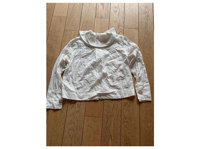 Top Rejina Pyo de algodón blanco Multicolor - vista 3
