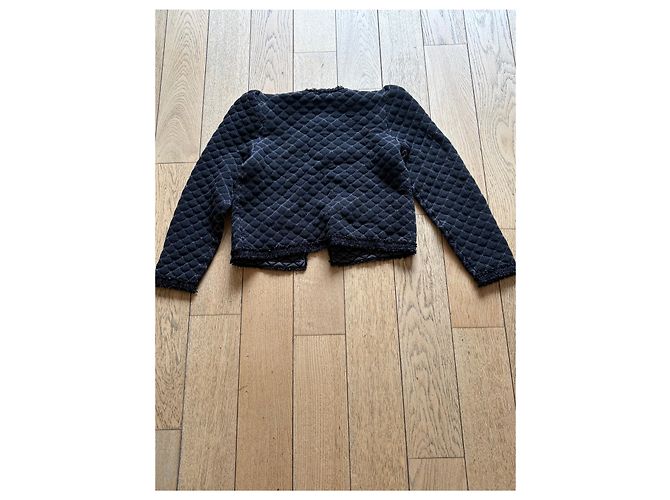 Pull Sandro Noir en Polyamide Multicolore - vue 2