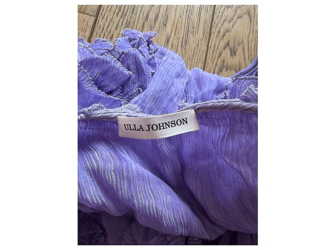 Vestido Ulla Johnson de seda morado Multicolor - vista 3
