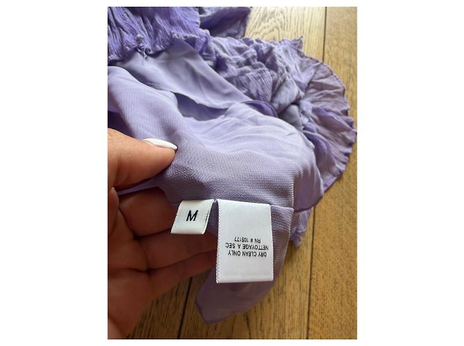 Vestido Ulla Johnson de seda morado Multicolor - vista 4