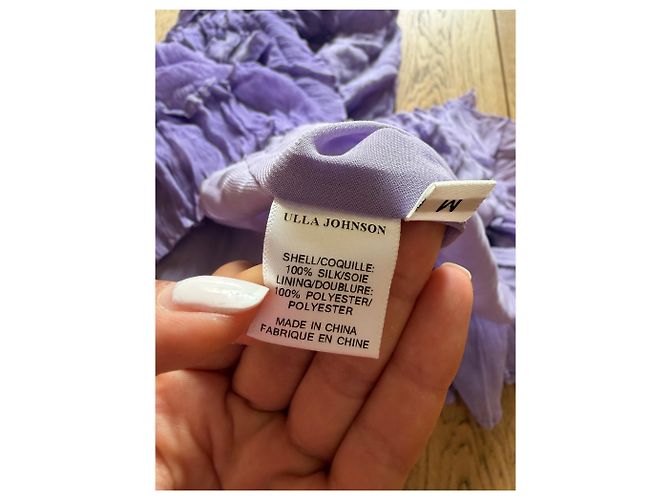 Vestido Ulla Johnson de seda morado Multicolor - vista 5