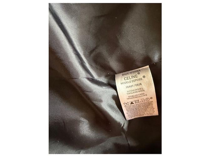 Céline Wool Jacket Black Multiple colors - view 4