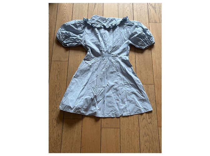Autre Marque Vestido Rixo azul de viscosa Multicolor - vista 2