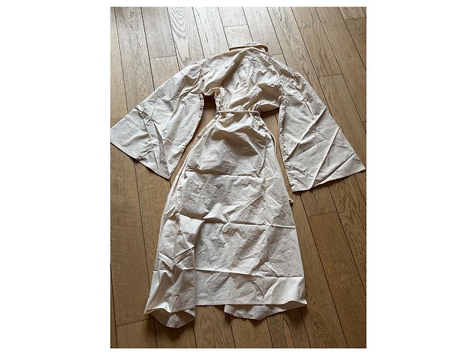 Vestido Nanushka de algodón beige Multicolor - vista 2