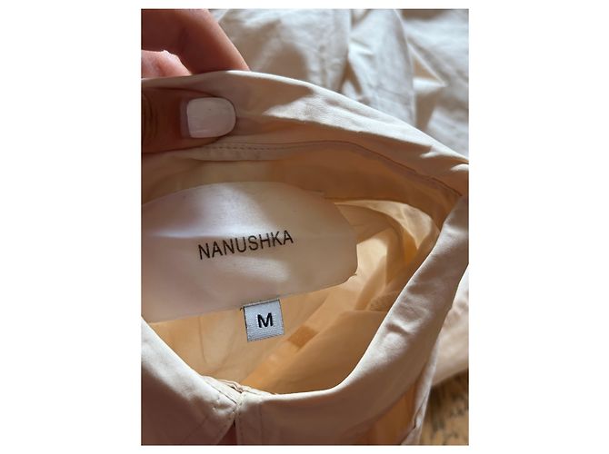 Vestido Nanushka de algodón beige Multicolor - vista 3