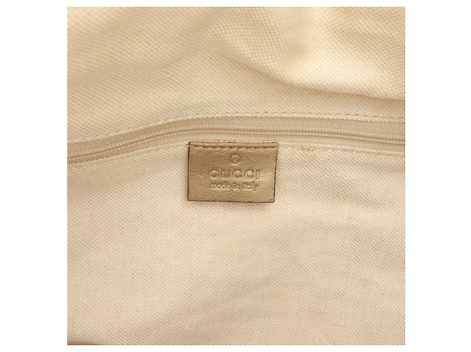 Borsa Satchel Gucci Guccissima Sukey Marrone - vista 5