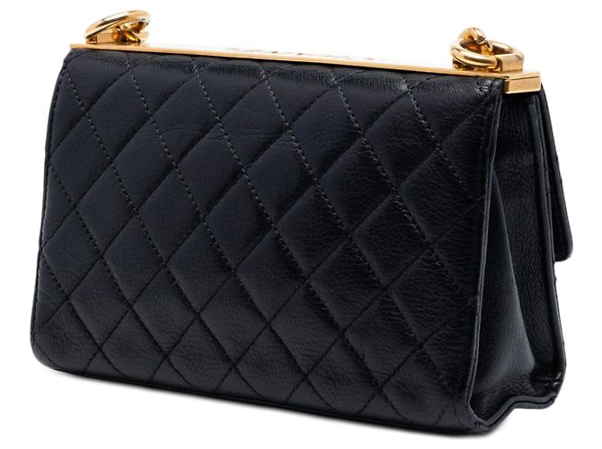 Mademoiselle Borsa a tracolla Chanel Mini Quilted Goatskin Reissue 2.55 Rita Flap Nera Nero - vista 2