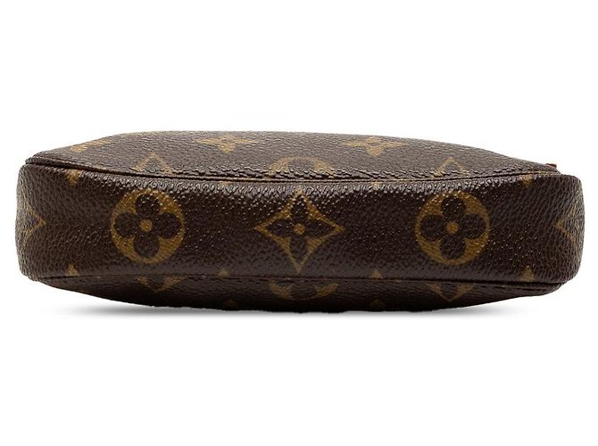 Borsa a mano Louis Vuitton Monogram Mini Pochette Accessoires Marrone - vista 3