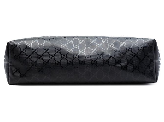 Tote Gucci Medium GG Stampata Nera Nero - vista 3