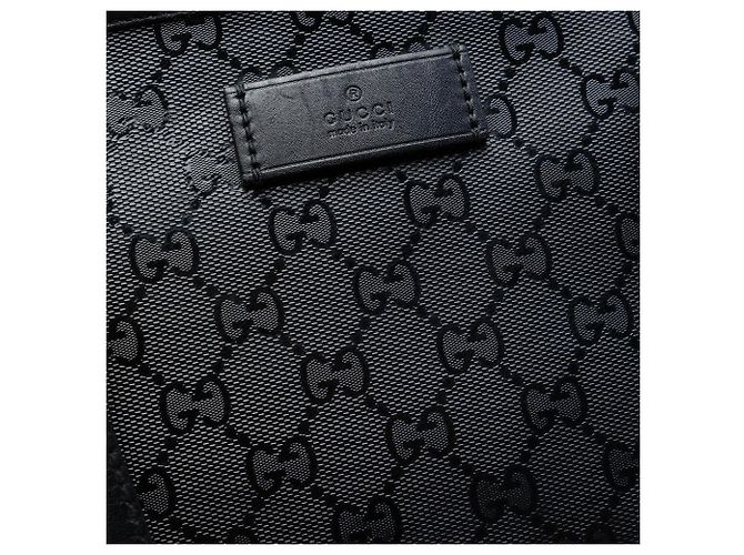 Tote Gucci Medium GG Stampata Nera Nero - vista 5