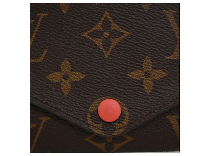 Cartera larga Louis Vuitton Monogram Josephine marrón Castaño - vista 13
