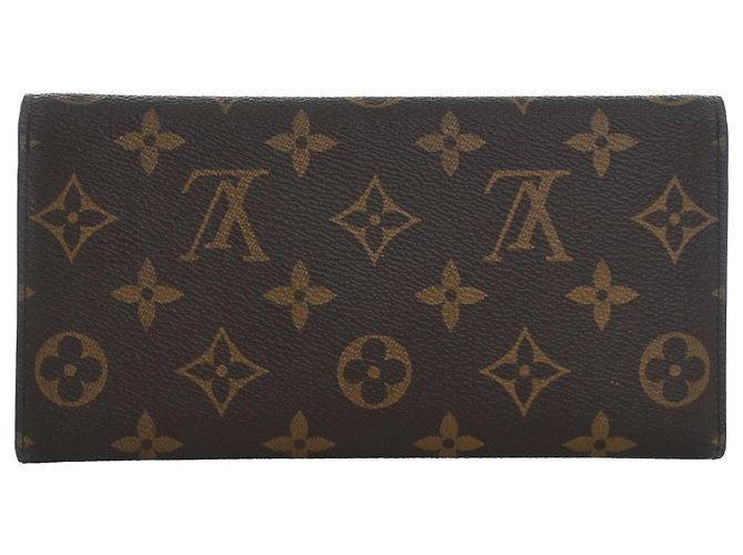 Cartera larga Louis Vuitton Monogram Josephine marrón Castaño - vista 2