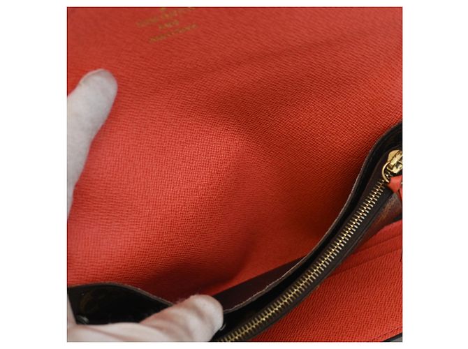 Cartera larga Louis Vuitton Monogram Josephine marrón Castaño - vista 5