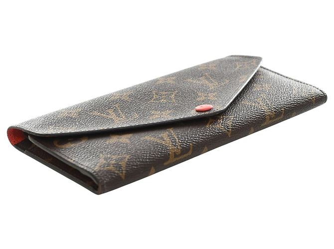 Cartera larga Louis Vuitton Monogram Josephine marrón Castaño - vista 6