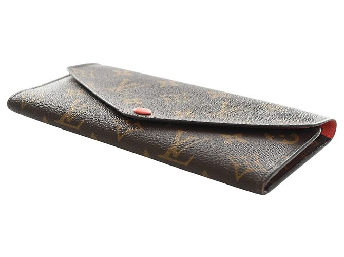 Cartera larga Louis Vuitton Monogram Josephine marrón Castaño - vista 7