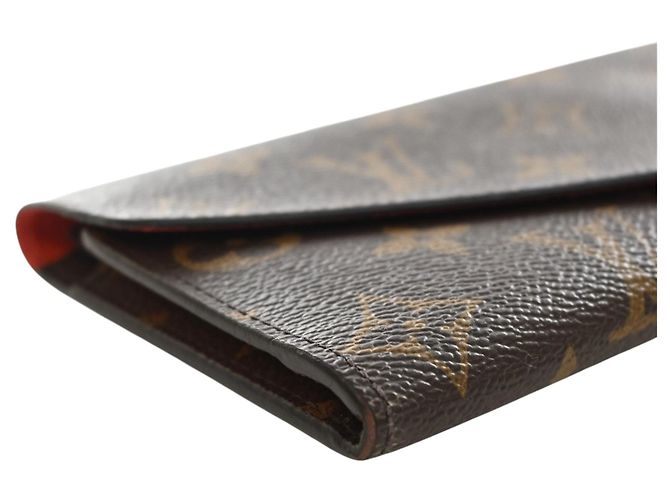 Cartera larga Louis Vuitton Monogram Josephine marrón Castaño - vista 8