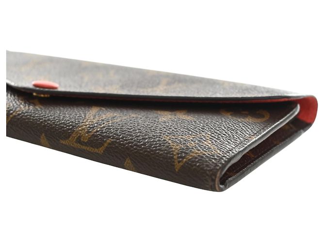 Cartera larga Louis Vuitton Monogram Josephine marrón Castaño - vista 9