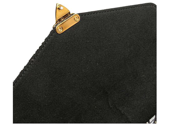 Borsa Louis Vuitton Monogram Jacquard Since 1854 Pochette Metis Nera Nero - vista 7