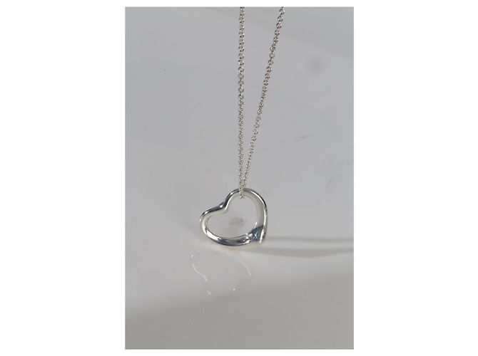 Pendente Cuore Aperto Elsa Peretti in Argento Sterling Tiffany & Co. - vista 4