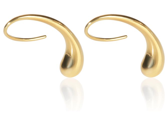 Orecchini Elsa Peretti Teardrop in oro giallo Tiffany & Co. - vista 4