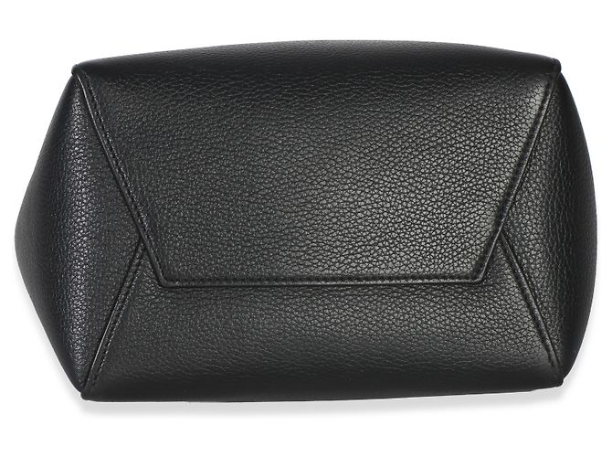 Céline Piccola borsa secchiello Sangle Celine in pelle di vitello grana morbida nera Nero - vista 2