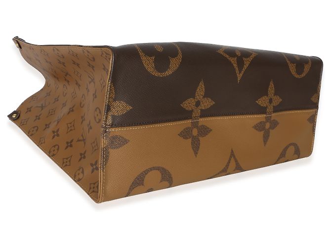 Louis Vuitton Reverse Monogram Canvas Onthego GM Marrone - vista 7