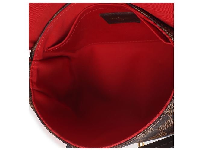 Louis Vuitton Damier Ebene Canvas Croisette Marrone - vista 5