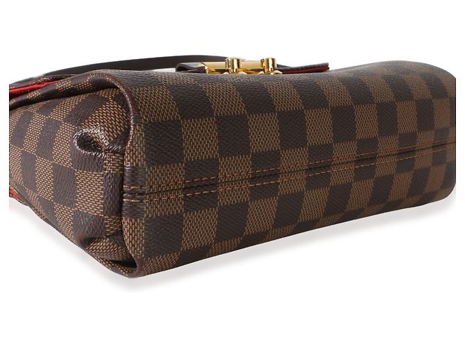 Louis Vuitton Damier Ebene Canvas Croisette Marrone - vista 7