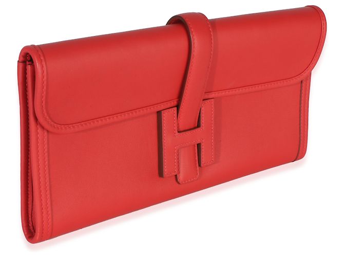 Hermès Rouge Tomate Evercolor Jige Elan 29 Rosso - vista 4