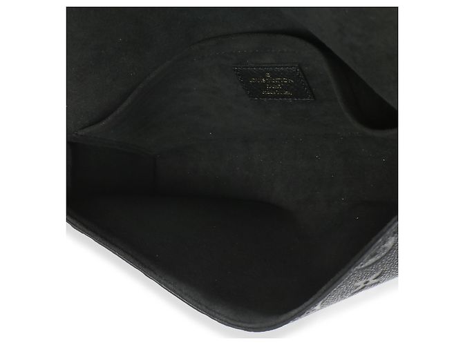 Louis Vuitton Black Monogram Empreinte Felicie Pochette Nero - vista 5
