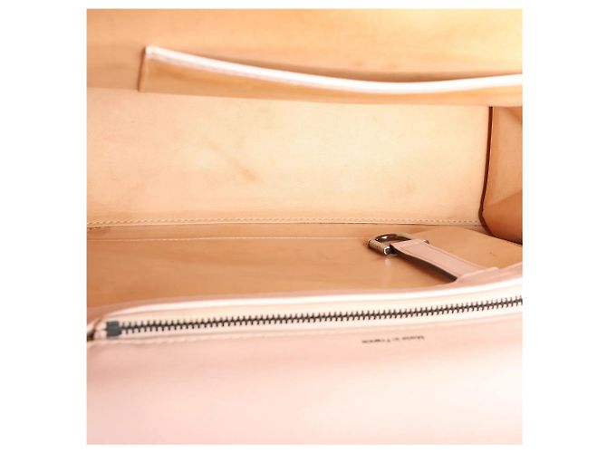 Borsa a mano 2Way Delvaux Tempête MM in pelle Rosa Beige - vista 13