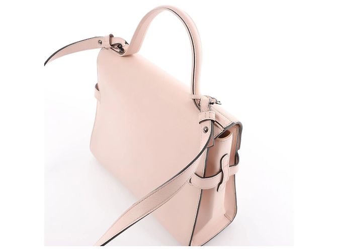 Borsa a mano 2Way Delvaux Tempête MM in pelle Rosa Beige - vista 5