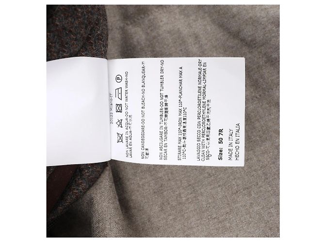 Corneliani Seide-Kaschmir Weste, Größe 50 IT Braun - Ansicht 12