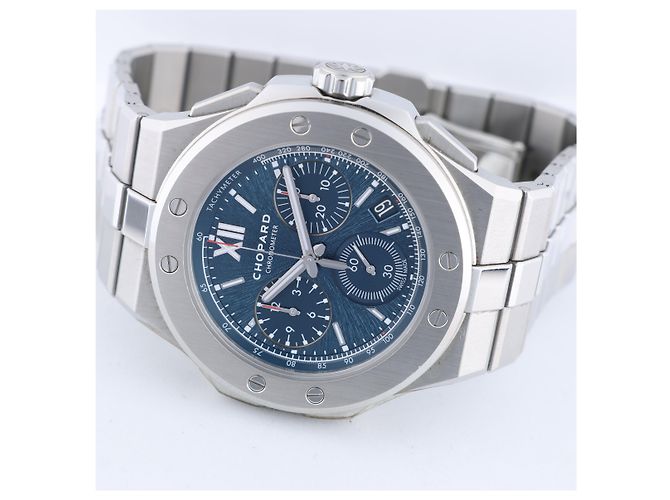 Orologio Chopard Alpine Eagle XL Chrono 298609-3001 SS AT Quadrante Blu - vista 10