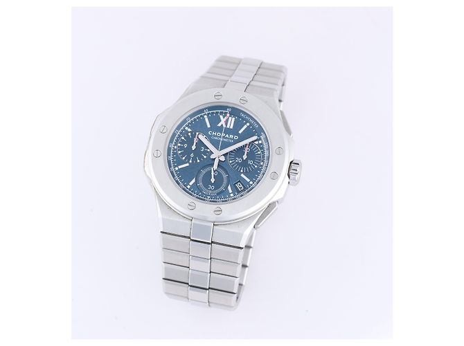 Orologio Chopard Alpine Eagle XL Chrono 298609-3001 SS AT Quadrante Blu - vista 2