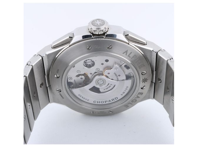 Orologio Chopard Alpine Eagle XL Chrono 298609-3001 SS AT Quadrante Blu - vista 7