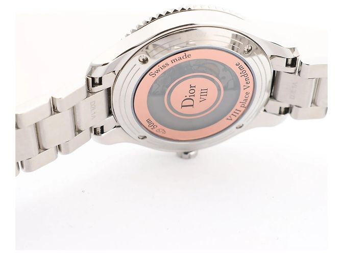 Orologio Dior Montaigne CD152510 FU6977 SS AT con quadrante blu - vista 13