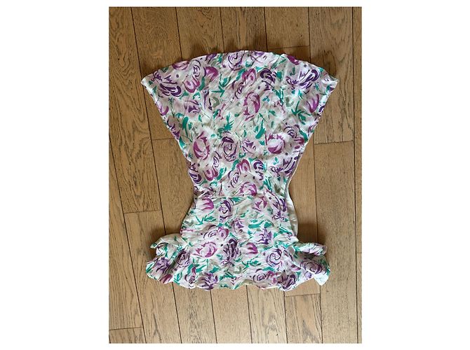 Autre Marque Rixo Kleid Mehrfarbig aus Polyester Mehrfarben - Ansicht 2
