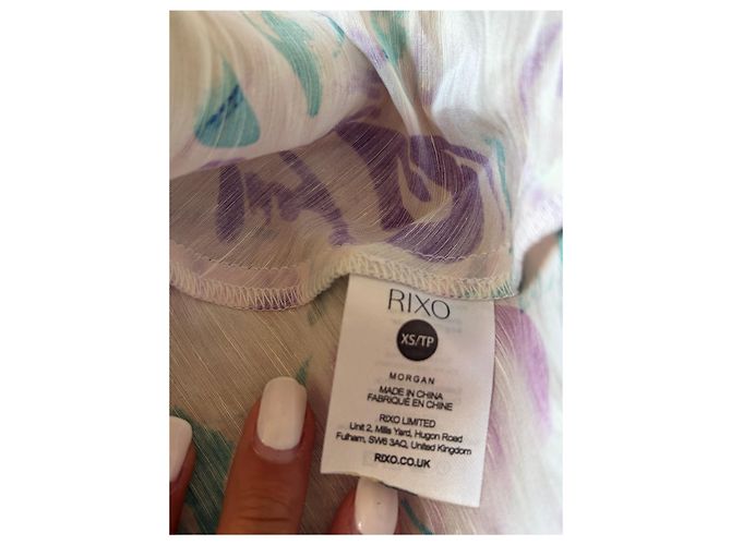 Autre Marque Rixo Kleid Mehrfarbig aus Polyester Mehrfarben - Ansicht 3